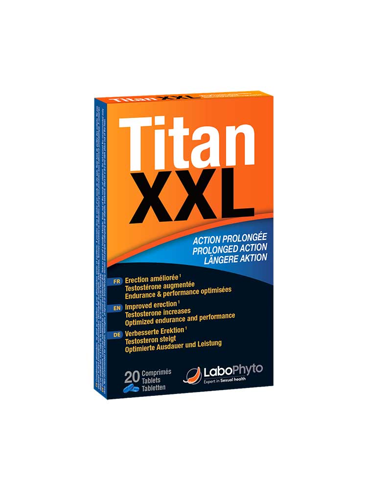 Booster de Virilité et Vitalité Masculine | Comprimés Titan XXL - 20 unités
