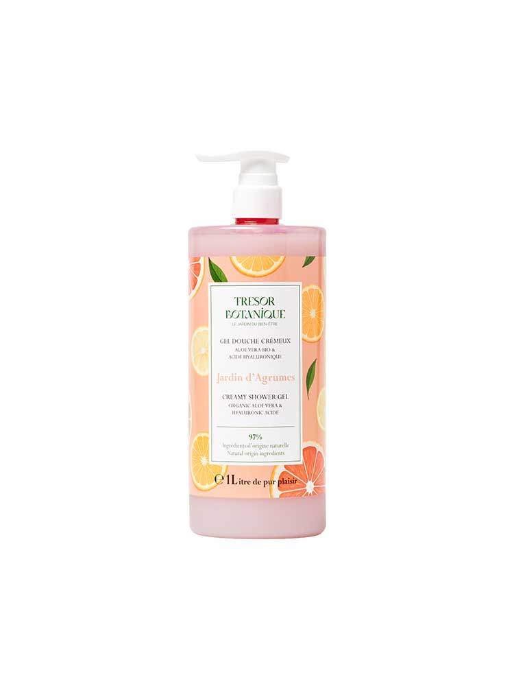 Trésor Botanique Gel Douche 1 l - Jardin d'Agrumes