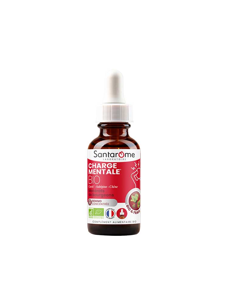 Santarome Charge Mentale Gemmo Concentrée Bio 30 ml