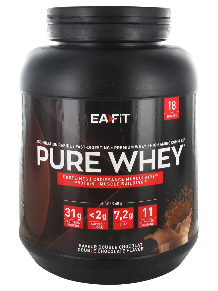 Eafit Pure Whey 750 Fraise - Parfum : Double Chocolat