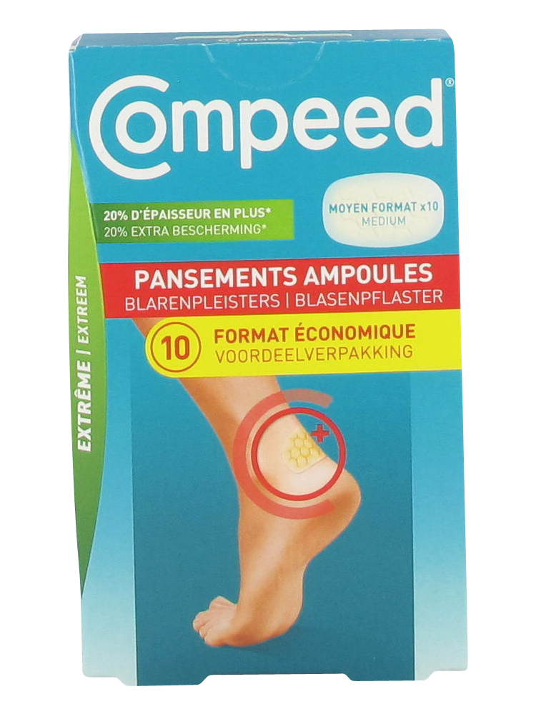 Compeed Extreme Heel Dressings mittlere Größe 10 Bandagen
